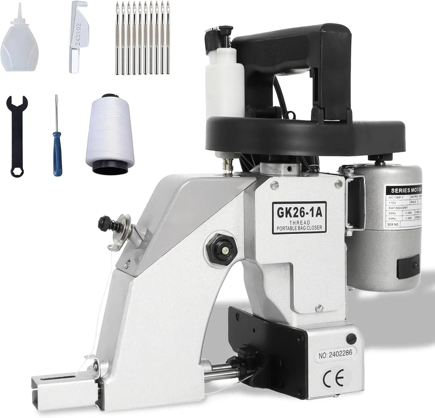 Bag Sewing Closing Machine,Heavy Duty Cordless Bag Closer, Maquina De Coser Costales,Automatic Bag Stitcher, Industrial