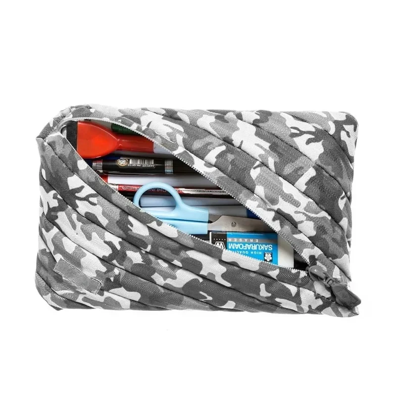

Hot Sale.NEW Camo Large Pencil Case, Large Capacity Pencil Pouch-Home