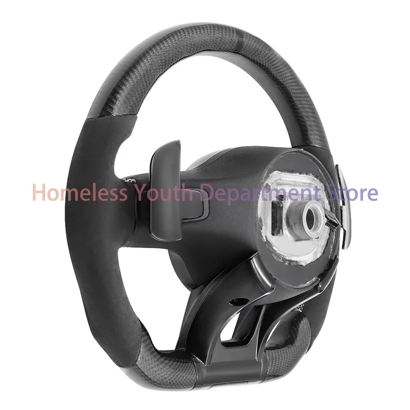 Black Carbon Fiber Steering Wheel for Mercedes Benz AMG W205 W204 G55 G500 W212 W213 W222 W166 W463 C63 S63 CLS63 E63 2006-2018