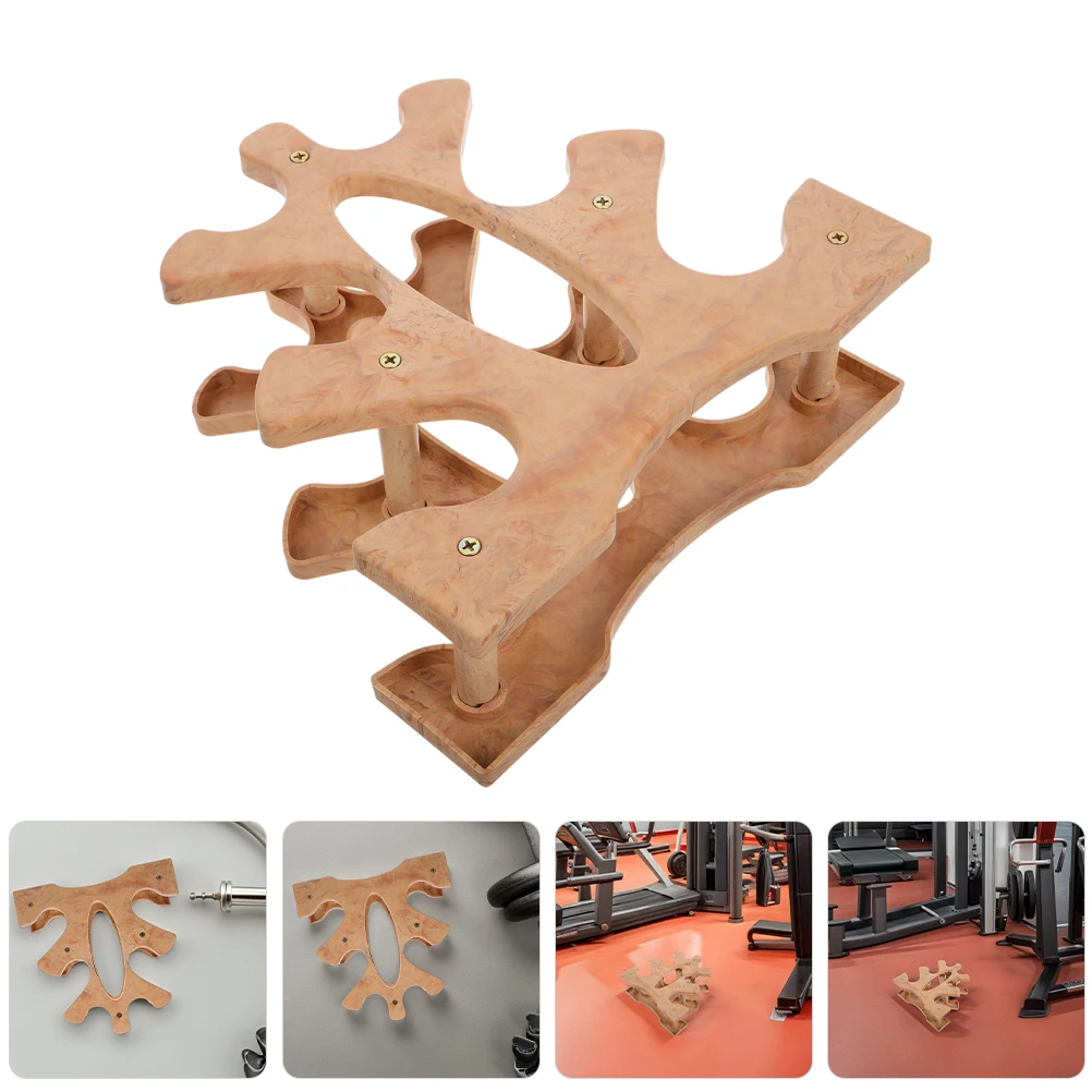 

2pcs Dumbbell Rack Stand Holder Saddle Rest Weight Storage Compact Design Sturdy PP Materials for Home Saving