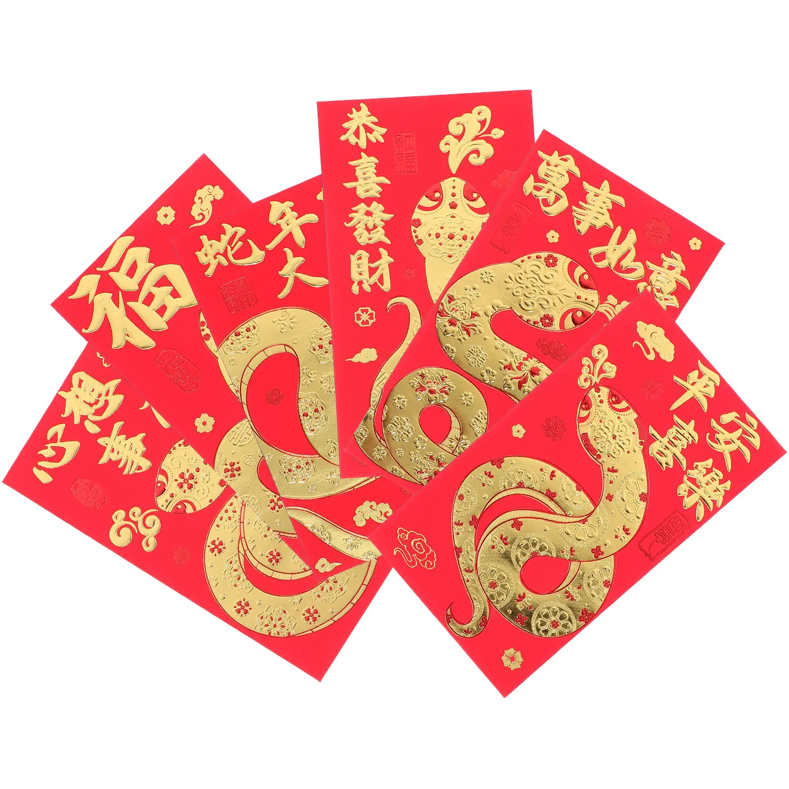 

36Pcs Chinese New Year Red Packets Traditional Style Spring Festival Envelopes Lunar New Year Decor Money Pocket Good Wishes