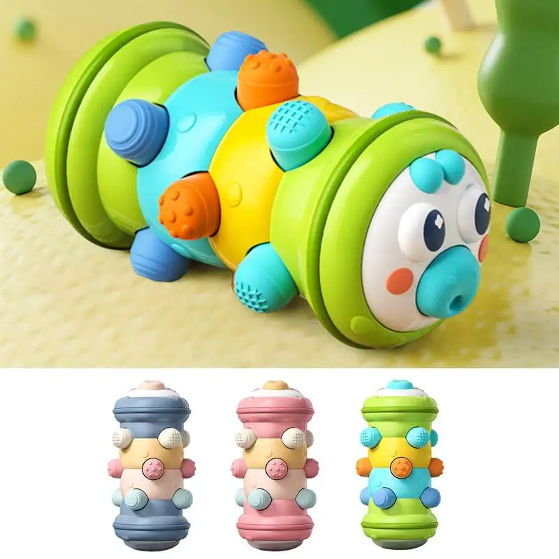 

Crawling Toys for Kids Montessori Sensory Interactive Moving Activity Toy Color Learning Motor Skill Development for 3 Months