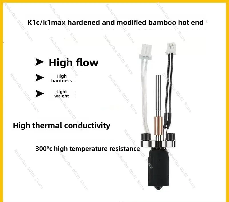 Trianglelab CHCB-OTC Hotend Kit For Creality K1C 3D Printer Higher power and High Flow with 0.4mm Brass Nozzle for MK8 Nozzle view 3