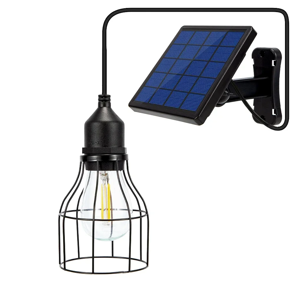 Solar Lamp Outdoor Garden Light Solar Chandelier Vintage Lamp Led Light Waterproof 3Meters Cord Indoor Lighting Solar Bulb Light