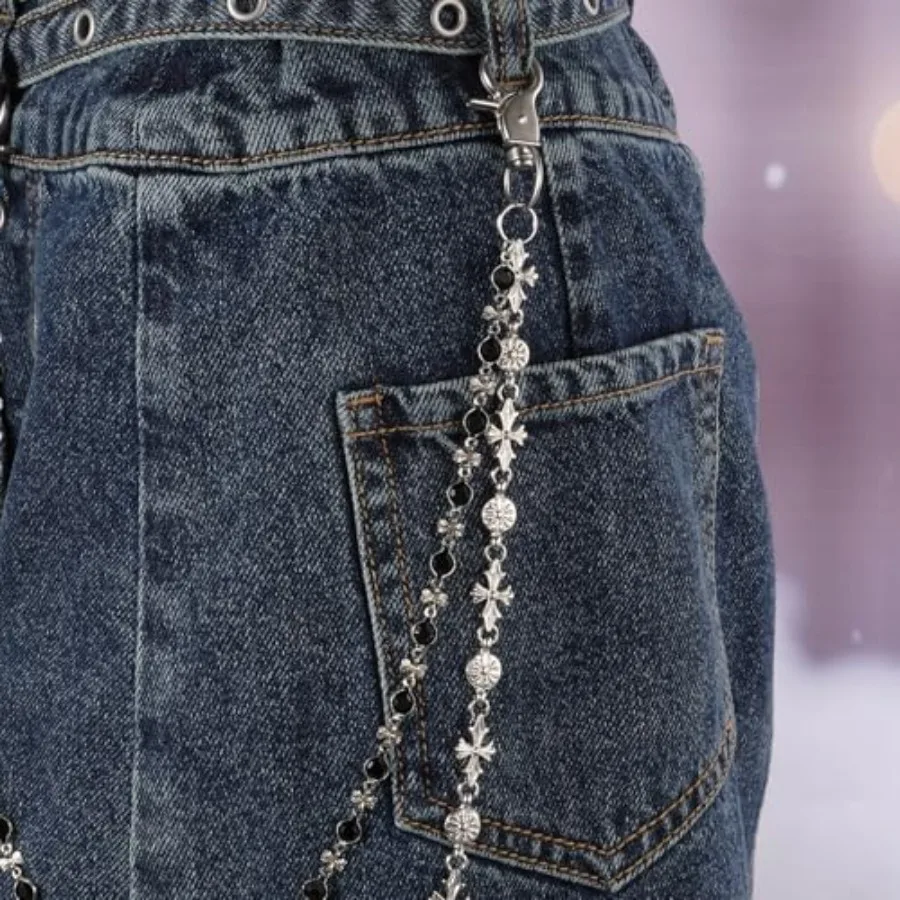 Cross Y2K Vintage Style Trouse - Jeans Pants Fashion Men บทวิจารณ์และราคา