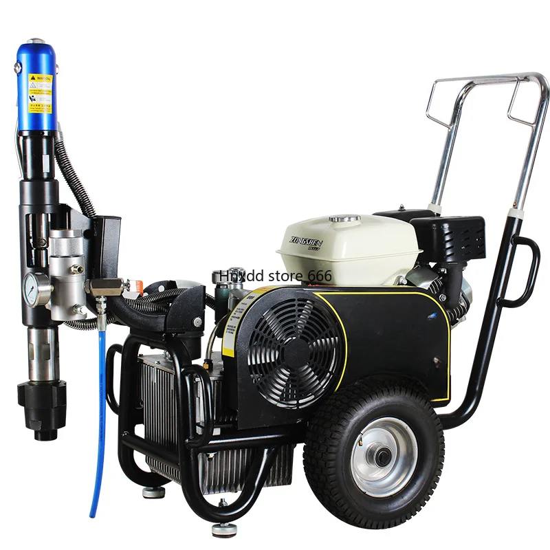 High pressure waterproof airless household interior and exterior wall putty powder spraying machine