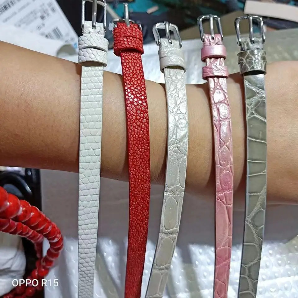 Leather strap belt, only one style, double-sided leather watch strap and belt can be customized