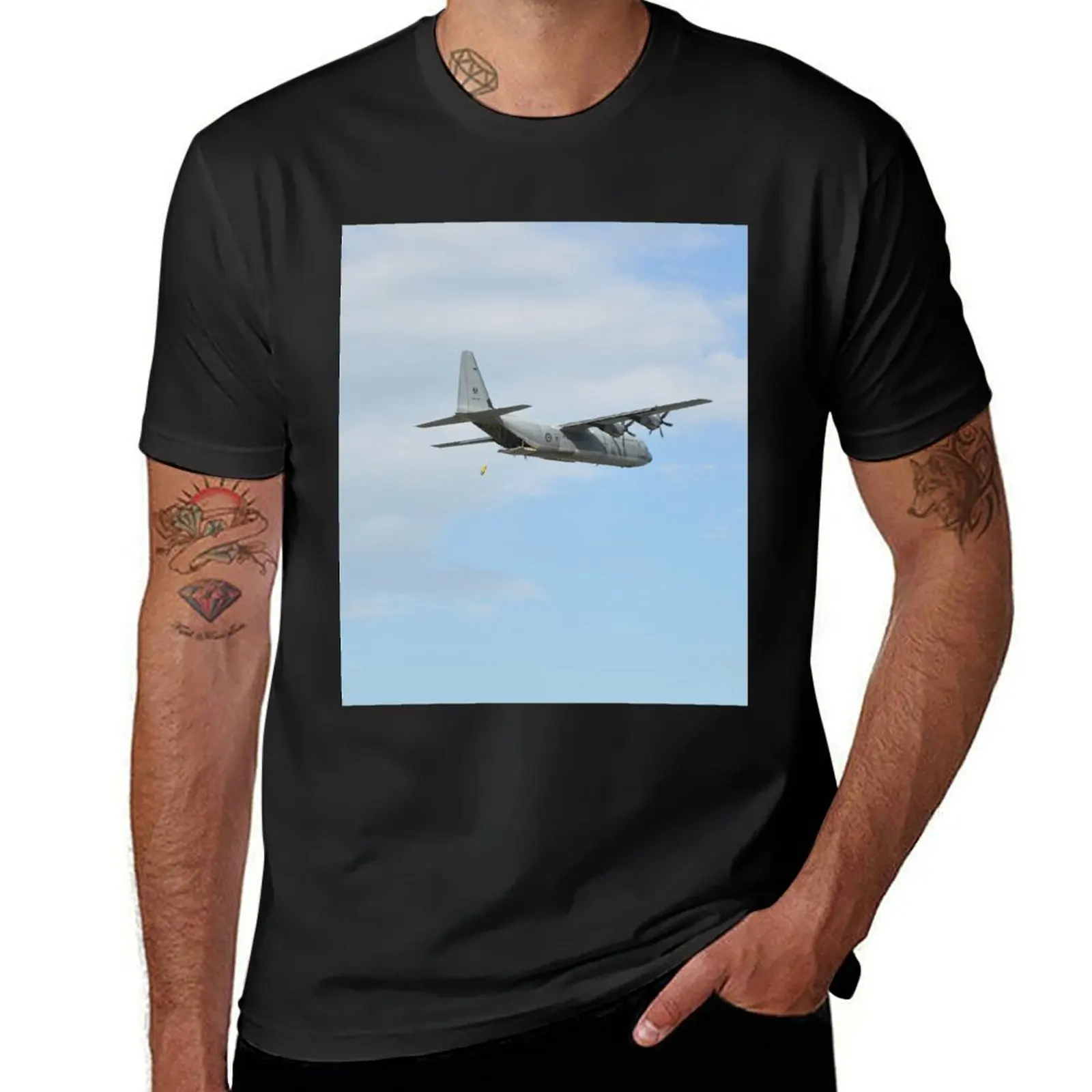 

Townsville Air Show,Australia 2016- Hercules A97-449 T-Shirt plain blanks shirts graphic tee clothes for men