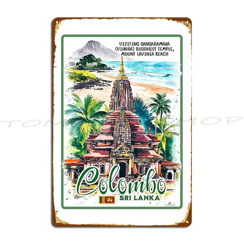 Coastal Jewel Metal Plaque Poster Cinema Pub Plates Cinema Classic Design  Tin Sign Poster