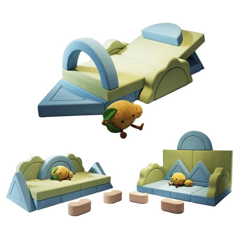Compression package children's sofa foldable plush warm multi-function suitable for bedroom children's furniture