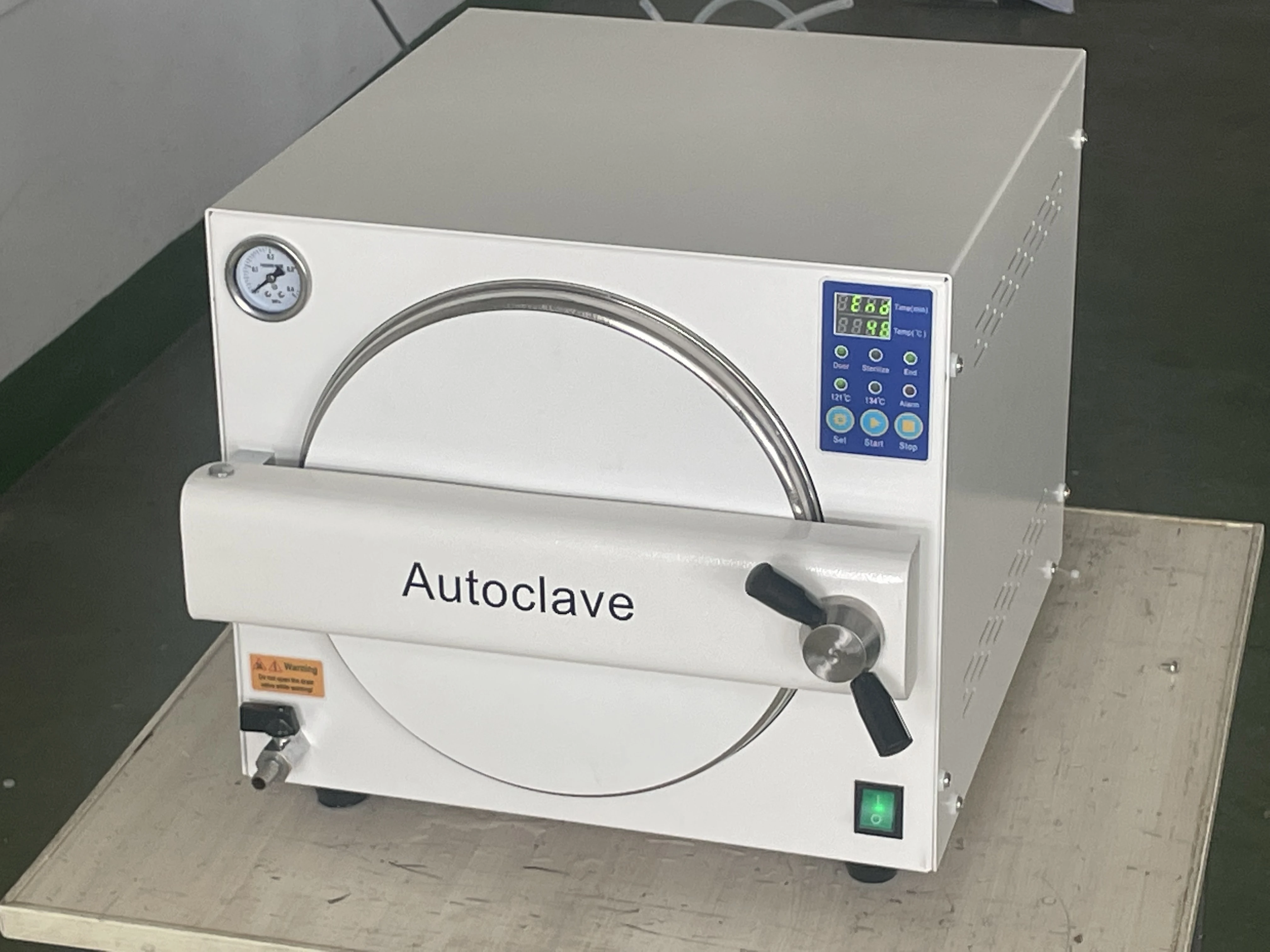 lab high temperature portable 18L autoclave sterilizer dry heat disinfection cabinet stainless steel for hospital