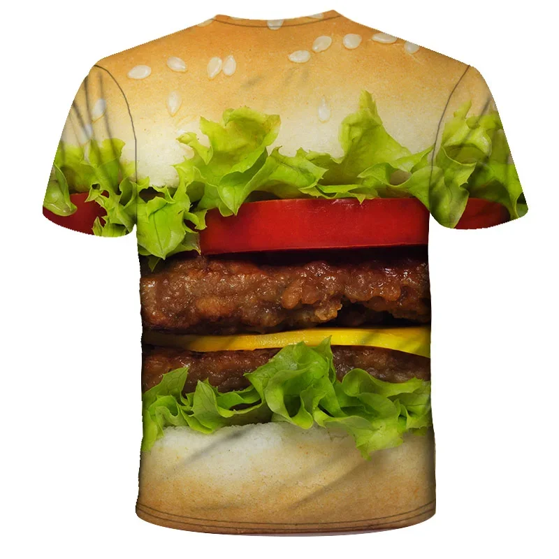 2024 New Hip Hop Fashion 3d Oversized T Shirt For Men Cheetos Fast Food Loose Clothing Summer Tops Tees Delicious men Clothing