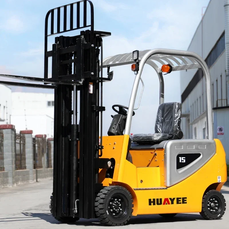 Electric Forklift Portable Storage Type Equipped with Panel Driving Environmentally Friendly Easy To Maintain, Healthy