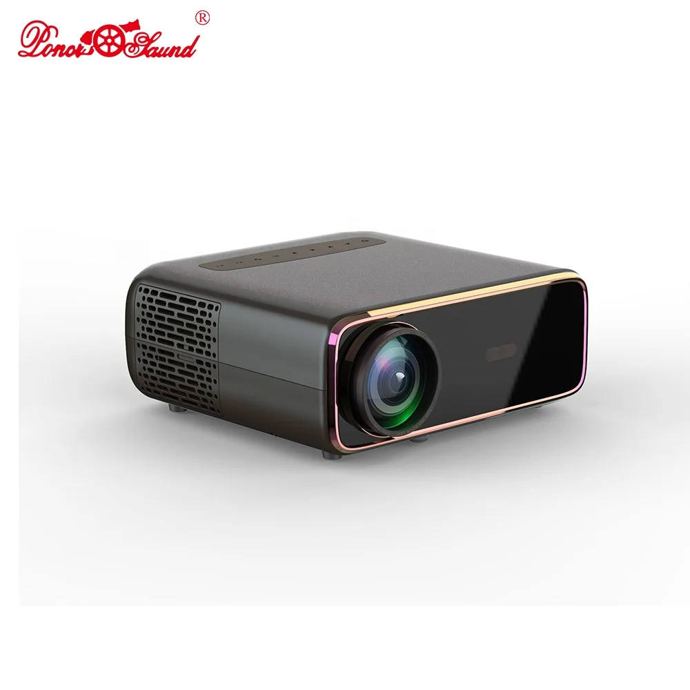 2024 New 5000 Lumen Full HD 1080p 4K Multimedia Smart Projector Android 9 Operating 2G 16GB Home Office Education Sports Clubs