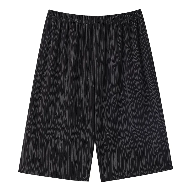 Summer Cotton Men Pants Casual Soft Loose Mens Short Pant Plus Size L-4XL Male Pajama Pants