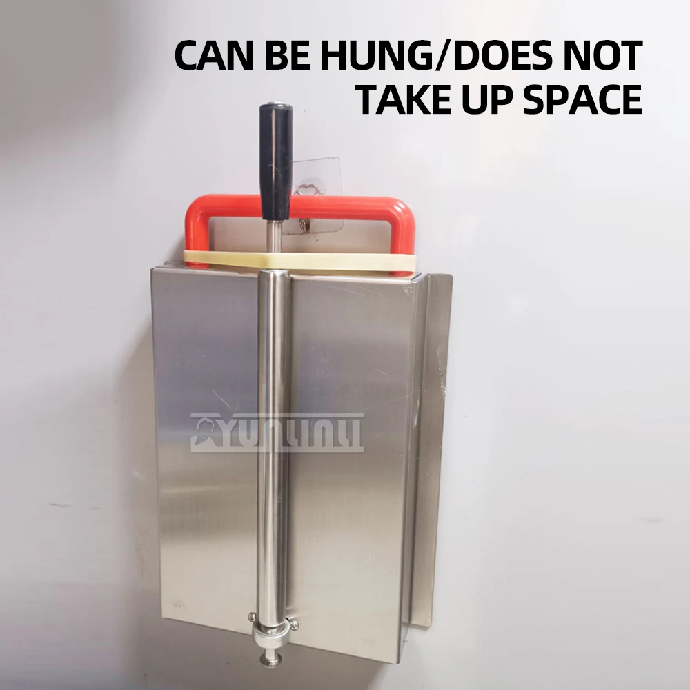 Nudelpresse aus Edelstahl 304, kleine manuelle Maschine zur Herstellung von Knödelhaut, Teigpresse