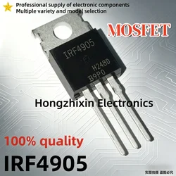 10PCS Brand new 100% quality IRF4905PBF IRF4905 4905 TO-220 74A55V P-channel MOSFET
