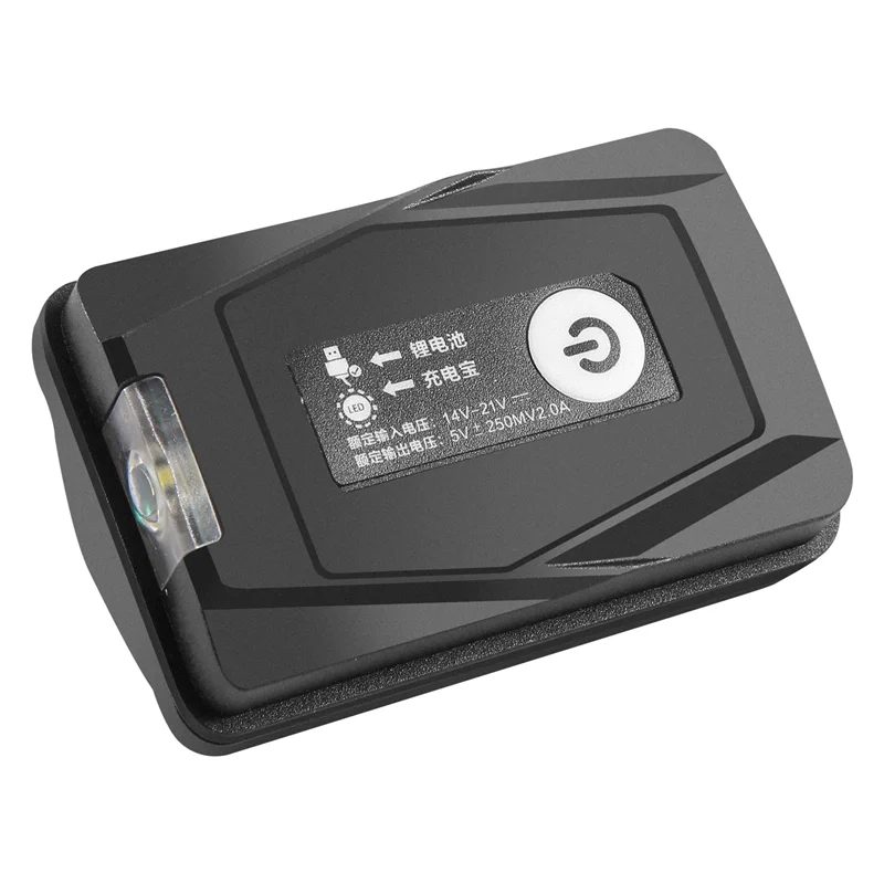 MAKE-アダプターライトランプ懐中電灯トーチUSBモバイルフォン充電器Worxオレンジ4ピンソケット20Vリチウム電池パワーバンク用