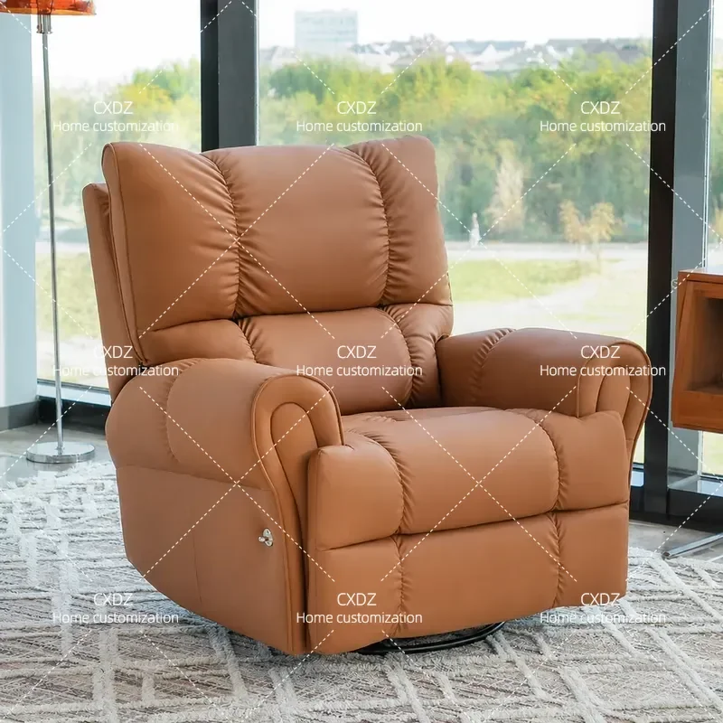 Space single sofa cabin rotatable lazy sofa household first-class multi-functional leisure sleeping rocking chair