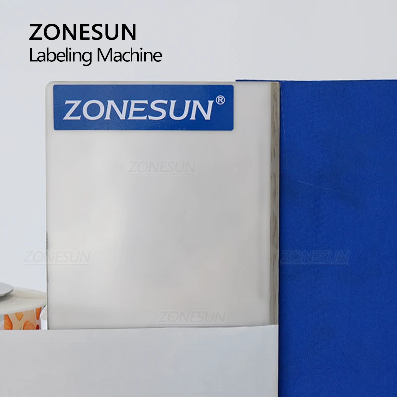 ZONESUN ZS-TB3 Manual Labeling Machine Desktop Bottle Sticker Applicator For Flat Round Square Polygon Surface Jars Cans
