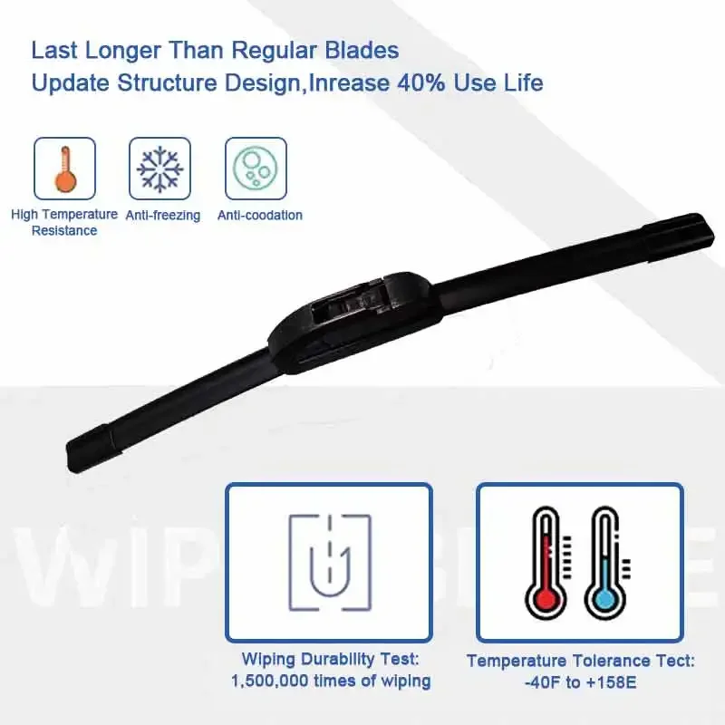 For Hyundai i10 MK2 IA 2013 - 2022 Car Wiper Blades Windscreen Windshield Brush Cover Fit U Hook Arms Accessories 2014 2015 2016