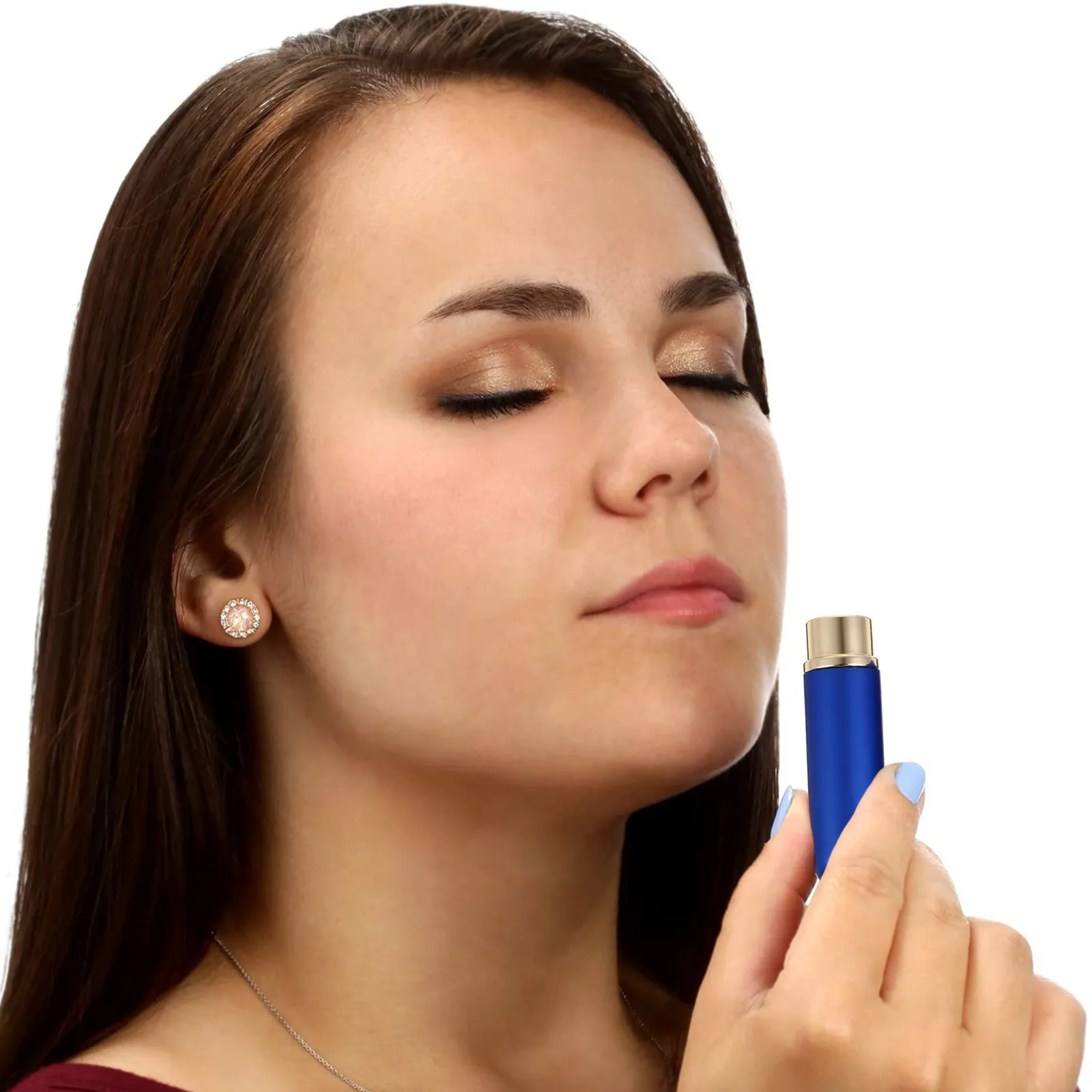 

5Pcs Premium Metal Essential Oil Aromatherapy Diffuser Lockets for Women Men Portable Nasal with Glass Vial