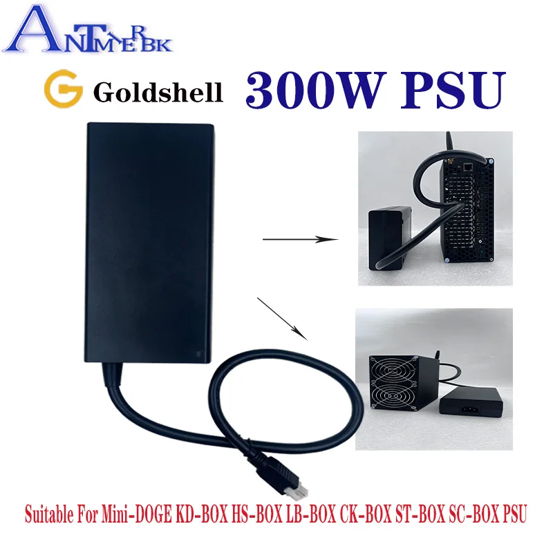 Goldshell – alimentation électrique silencieuse 300W, pour Mini-DOGE KD-BOX HS-BOX LB-BOX CK-BOX ST-BOX SC-BOX PSU, en Stock, nouveau