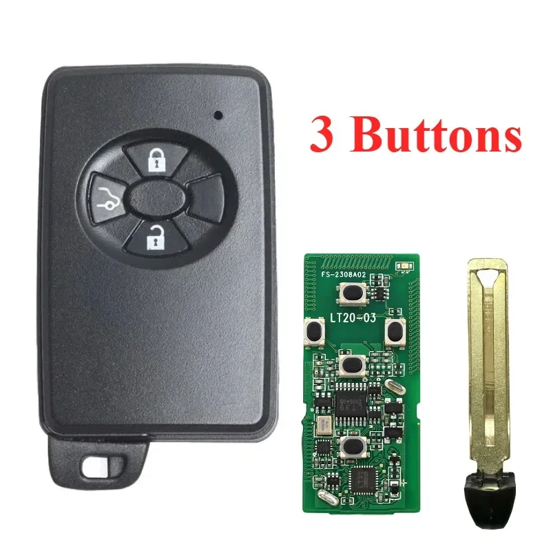 271451-6340 For Toyota Axio Premio Keyless 4D Chip 312MHZ 2 3 Button Smart Key replacement Keyless Go