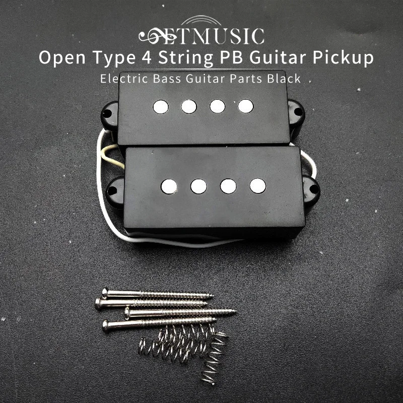 

Open Type 4 string Precision P Bass Guitar Pickup For Electric Bass Guitar Parts Black