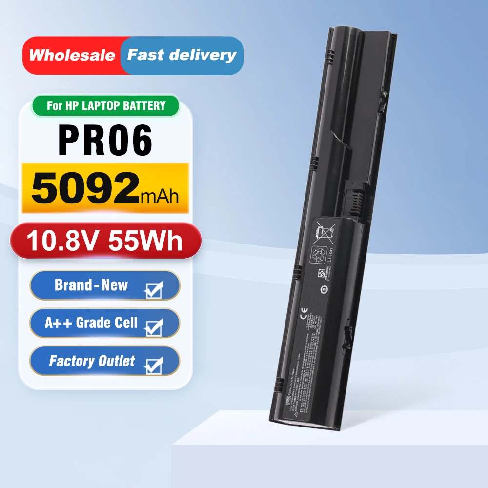 

ETESBAY PR06 PR09 47WH For HP ProBook 4330S 4331S 4530S 4540S 4535S 4430S 4435S HSTNN-DB2R HSTNN-I02C 3ICR19/66-2 Laptop Battery