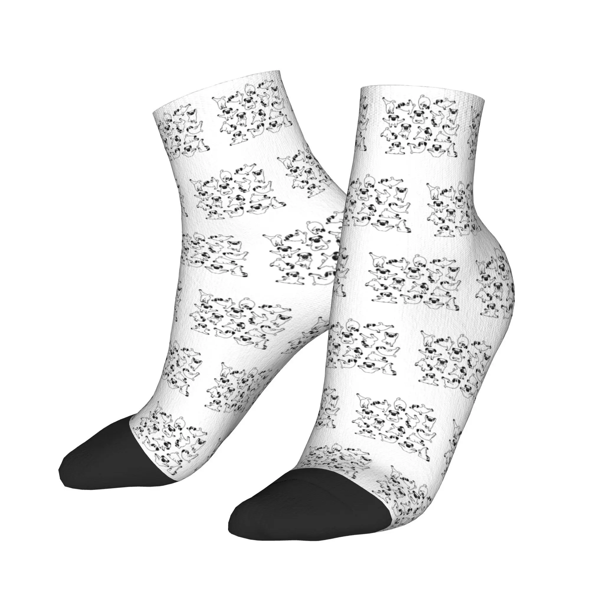 

Носки для йоги и мопса, супер мягкие чулки в стиле Харадзюку, всесезонные носки, аксессуары для унисекс, рождественские подарки