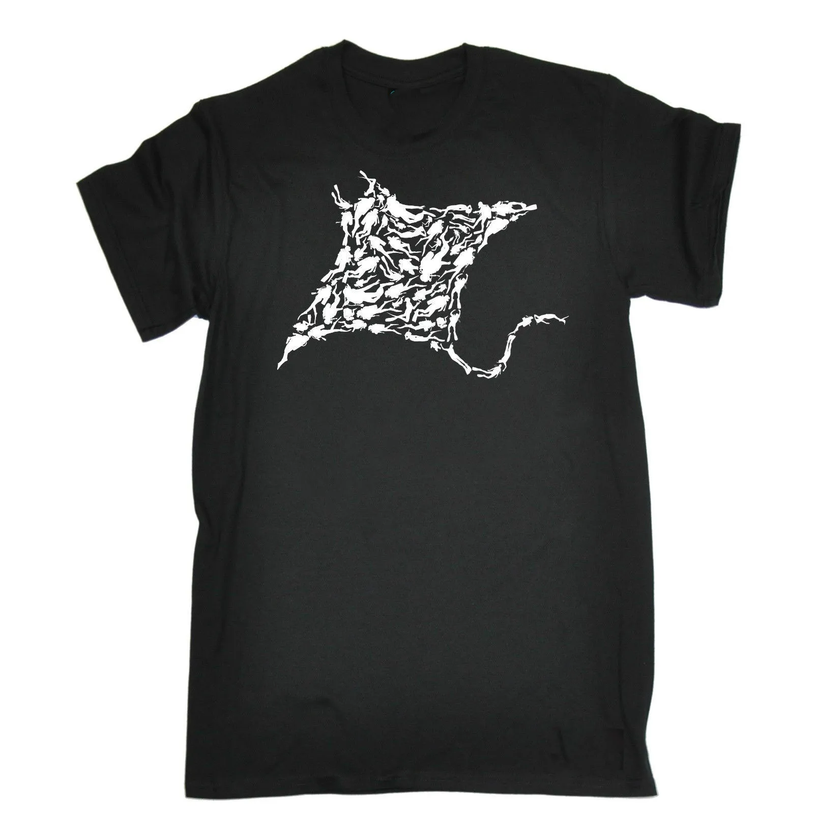 Funny Manta Ray Divers Scuba Divers T-Shirt. Summer Cotton O-Neck Short Sleeve Men's T Shirt New S-3XL