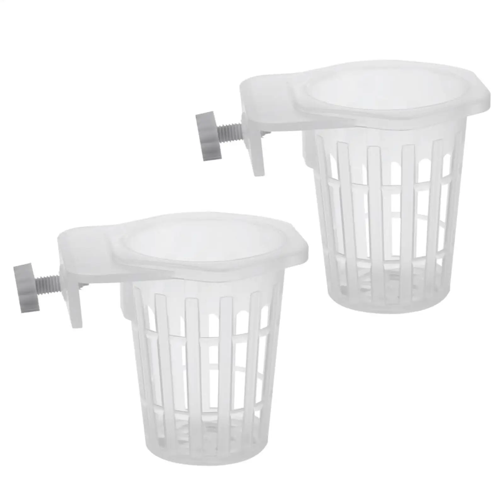 Hydroponic Plant Hanging Holder Fish Tank Planting Cup 2 Pcs Aquatic Support Basket Aquarium Accessories For Aquascape Decor