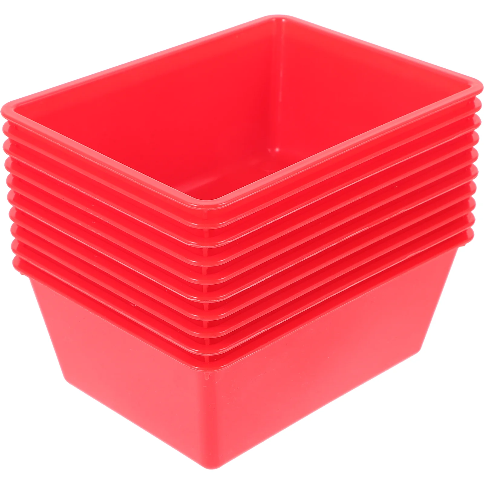

10Pcs Coin Baskets Storage Basket for Game Coins Heavy Duty Plastic Collection Container Scratch Resistant Safe Edges