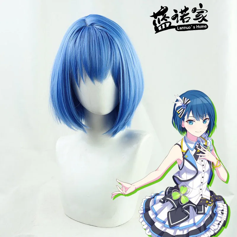 

NIJISANJI Virtual YouTube Kiritani Haruka, парик для косплея, реквизит для Хэллоуина, синтетические волосы, термостойкое волокно + шапочка для парика