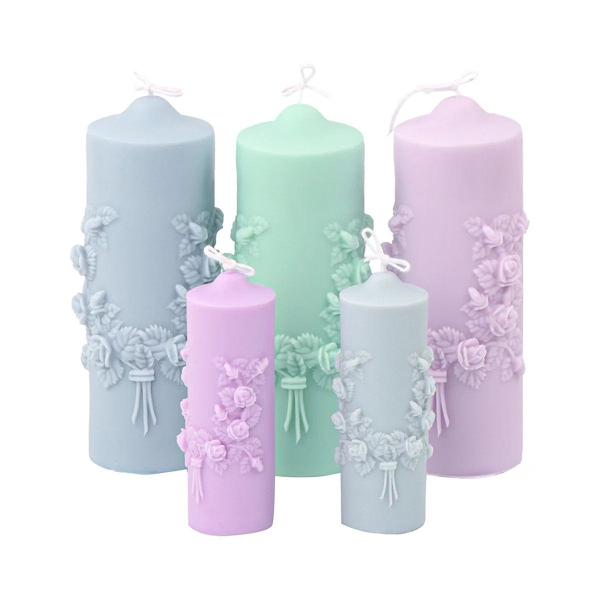 

Силиконовые формы для изготовления свечей, смол, ароматизированных свечей, воскового мыла ручной работы, форма для больших роз