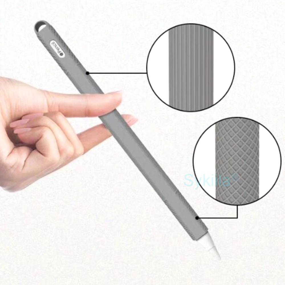 สําหรับ Apple ดินสอ 2 ฝาครอบ 1st 2nd Gen นุ่มสําหรับ iPad Pro Air กระเป๋าผู้ถือหมวกปากกา Stylus ซิลิโคนน่ารัก Nib อุปกรณ์เสริม