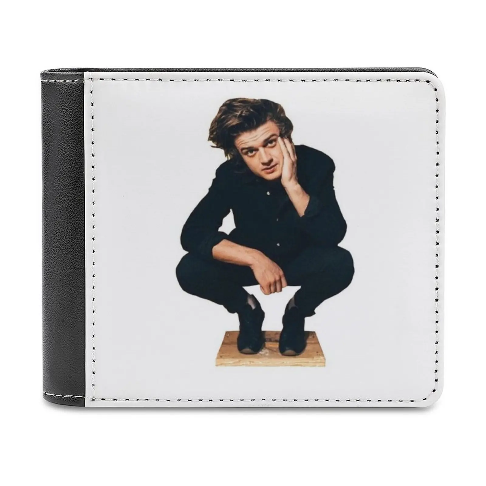 

Joe Leather Wallet Men's Wallet Diy Personalized Purse Father's Day Gift Steve Joe Keery Tv Show Personalized Wallet Pattern