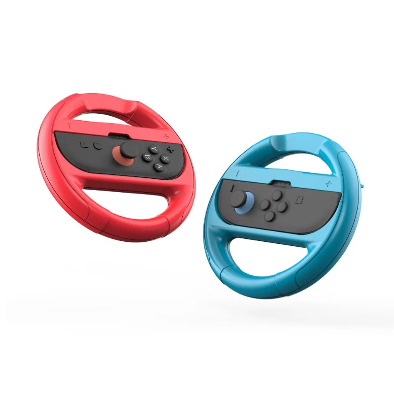 

2pcs Racing Wheel Controller for Nintendo Switch 2 & Switch OLED Model Joy-Con Mario Kart 8 Deluxe ABS for Material Handle Grips