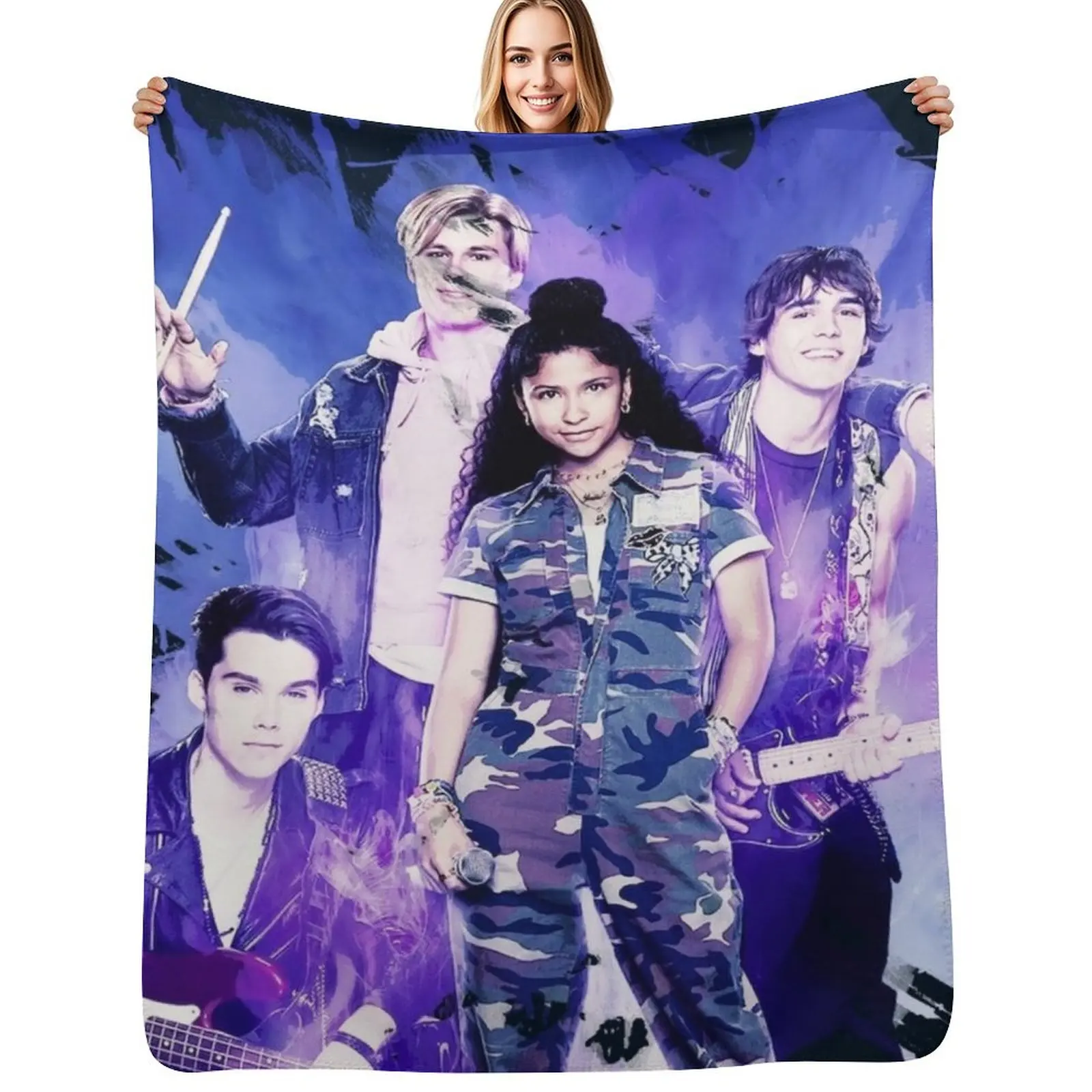 julie and the phantoms Throw Blanket Lightweight Warm Blanket for Travel Camping