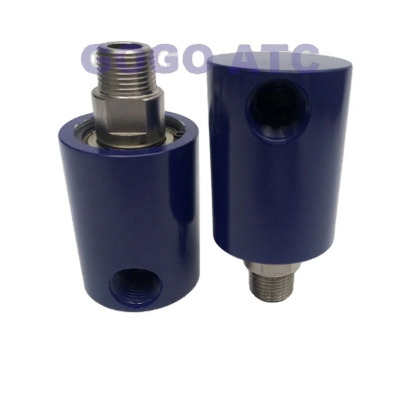 

High Quality 12bar 2500RPM High Speed Industrial Cold Swivel Fitting Rotating Connector 1 Inch Aluminum Alloy Rotary Joint HD-25