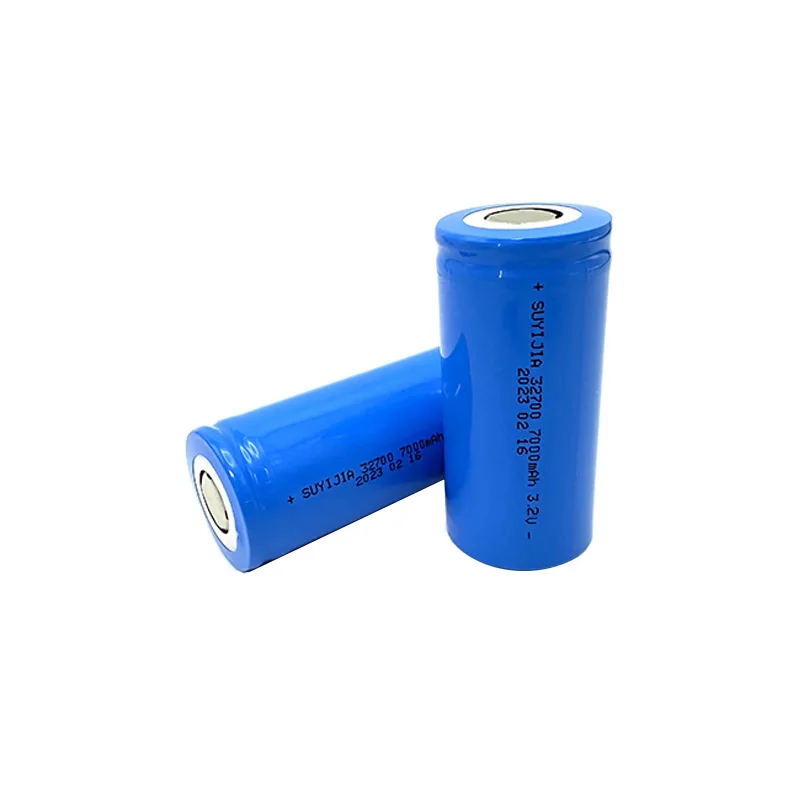 1-12PCS SUYIJIA Lifepo4 32700 3.2V 7000mAh High Capacity Rechargeable Battery for Flashlight Electric Tools E-Bike Ture Capacity