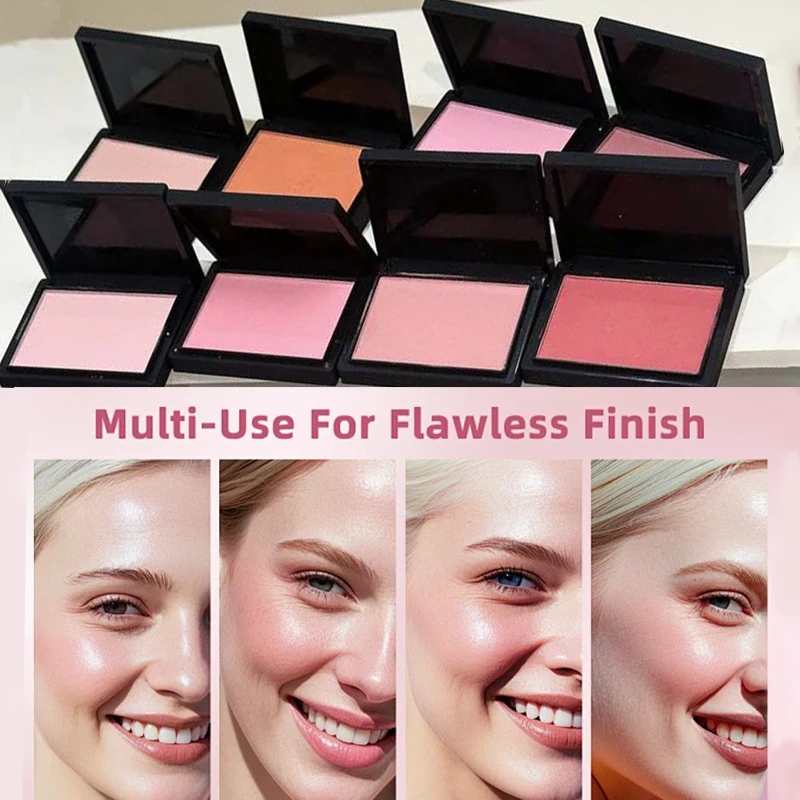 Herorange Sheer Single Matte Blush Soft Texture Waterproof Sweatproof Natural Low Saturation Matte Finish for Beginners