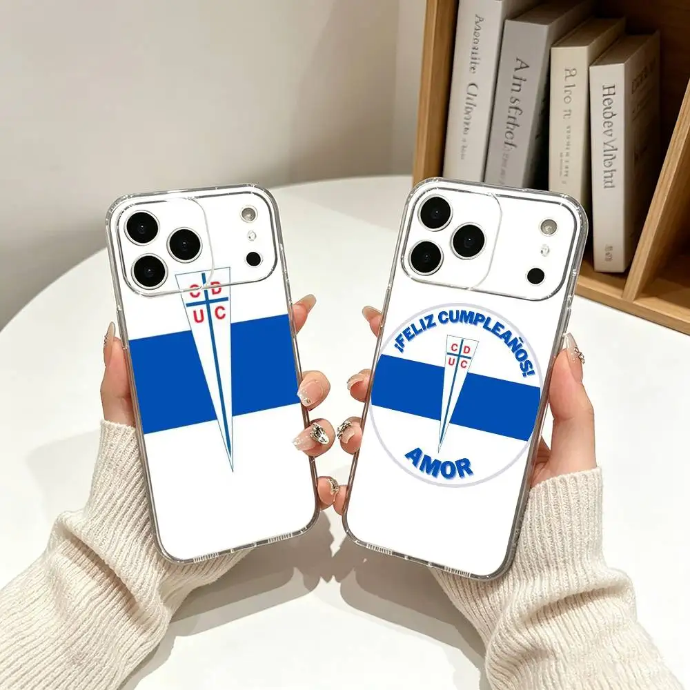 Прочный чехол для телефона Universidad Catolica для iPhone 17, 16, 15, 14, 13, 12, 11, Pro Max, Plus, мягкий силиконовый прозрачный чехол
