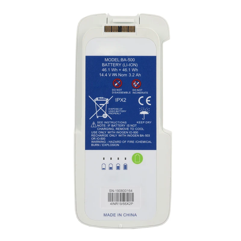 Vervangende accu BA-500 BA-600 voor Inogen One G5 draagbare zuurstofconcentrator 1400-3010-8 14.4V 46.1Wh - afbeelding 2