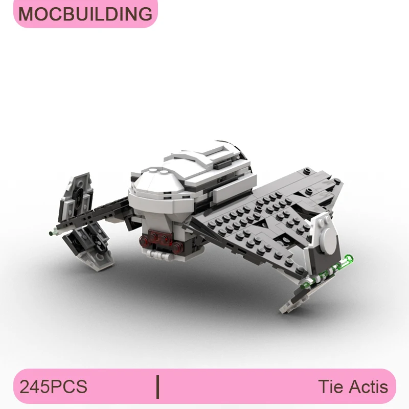

Конструктор Tie Actis Model MOC: Набор для сборки, развивающий творческий потенциал, коллекция Creative Space, 245 деталей, развивающая игрушка, подарок на Рождество