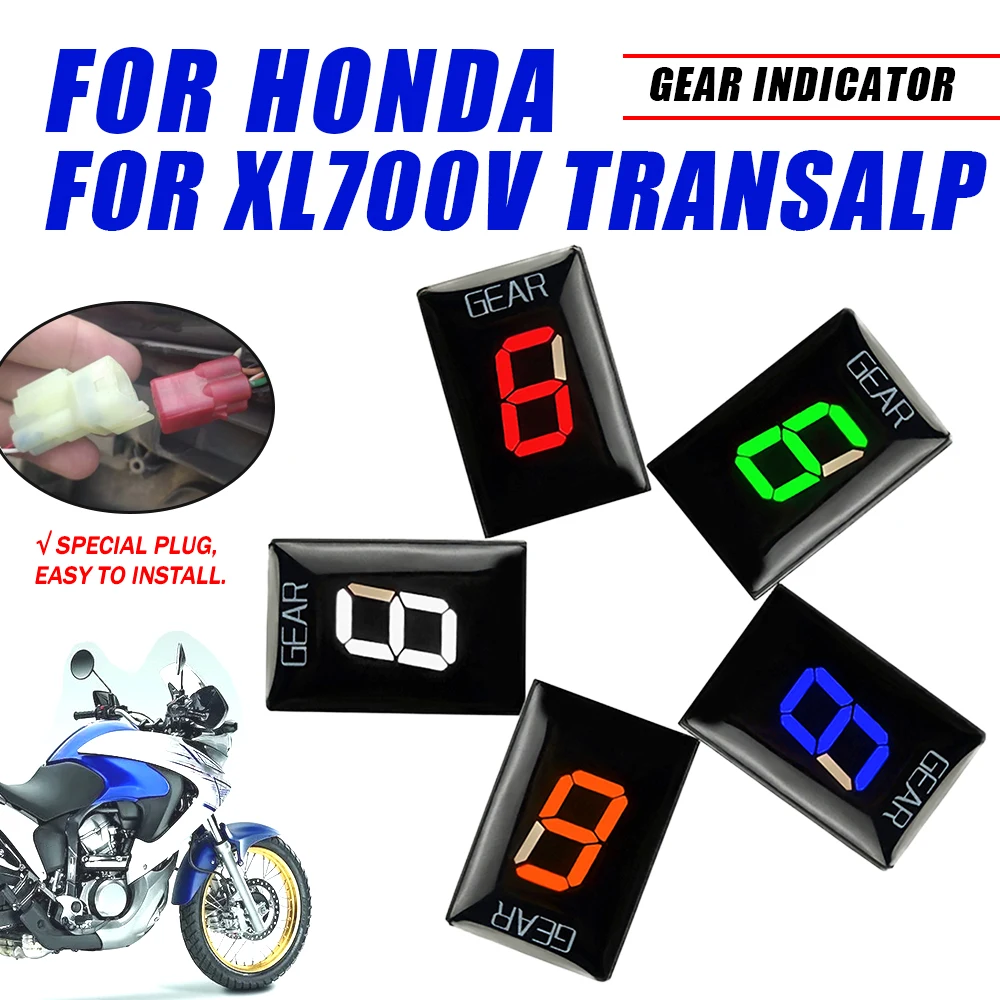 Gear Indicator Ecu Speed Display Gear Display Meter For Honda XL700V 700 Transalp 700 XL 700 V XL 700V Motorcycle Accessories