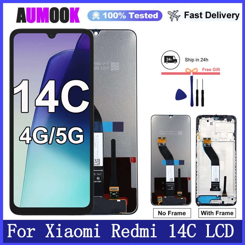�y�Z�[�����zXiaomi Redmi 14C�pIPS�f�B�X�v���C LCD�f�B�X�v���C�^�b�`�X�N���[���f�W�^�C�U�[ Redmi 14C 4G/5G�f�B�X�v���C�����p