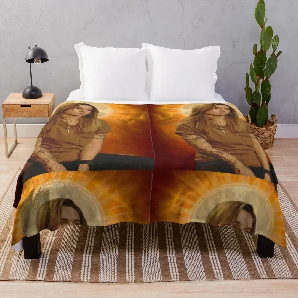 

julien baker religion Throw Blanket Hair For Decorative Sofa Blankets