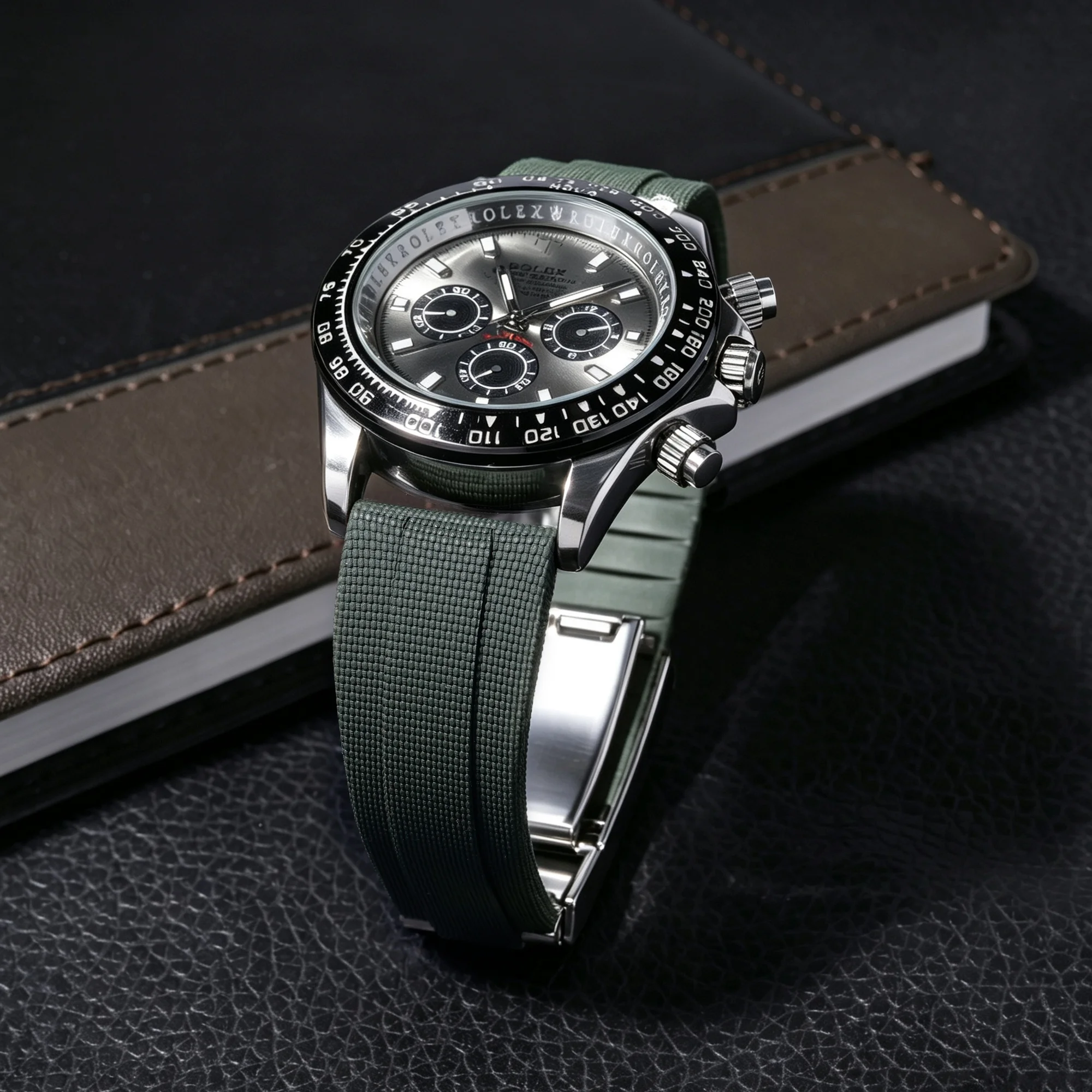 Jam Tangan Karet FKM Dapat Dip - Canvas Strap Watch ulasan dan harga